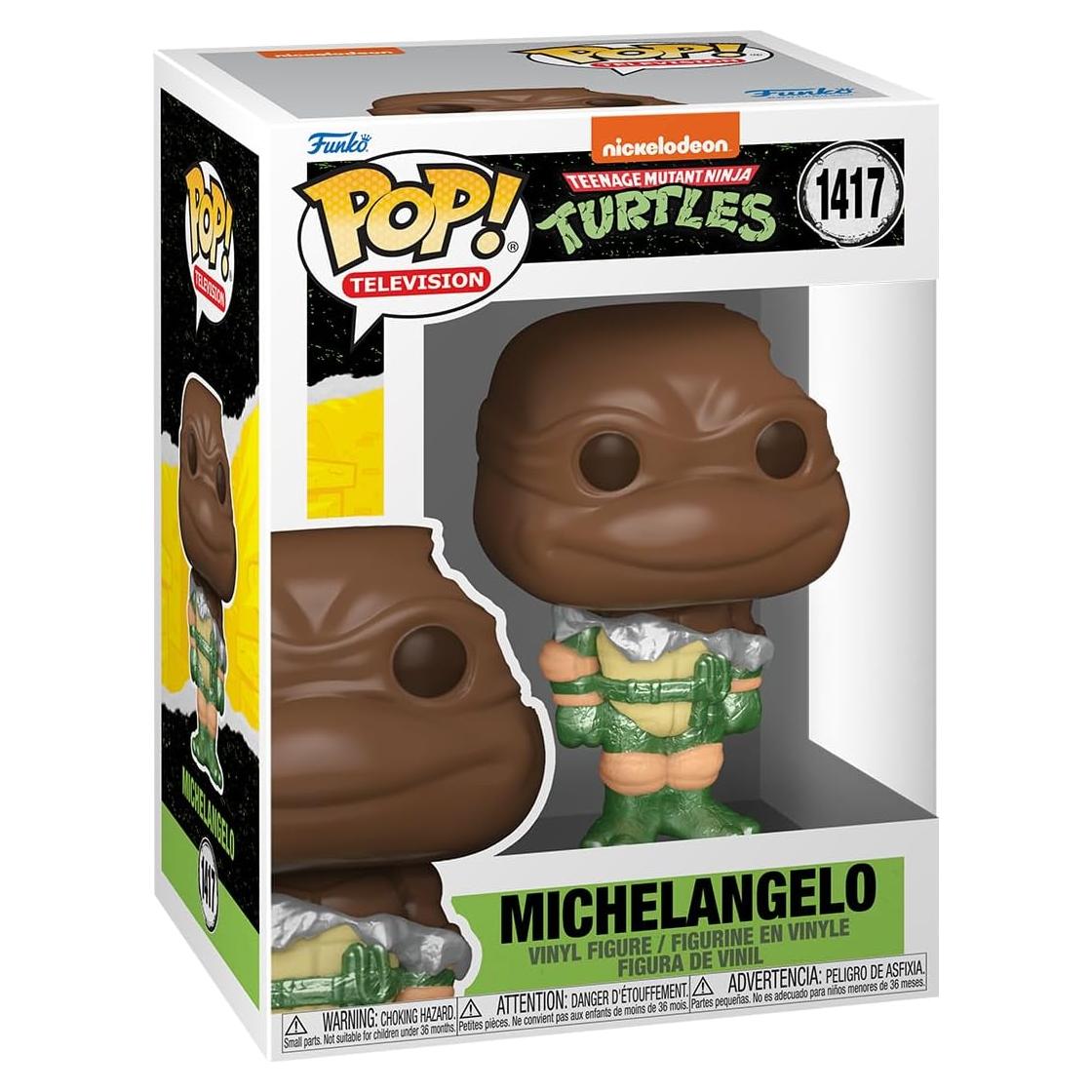 Figura Funko Pop! Tortugas Ninja Michelangelo 9.5 cm Vinilo