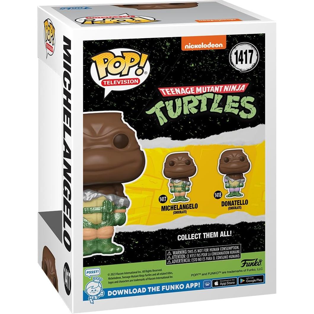 Figura Funko Pop! Tortugas Ninja Michelangelo 9.5 cm Vinilo