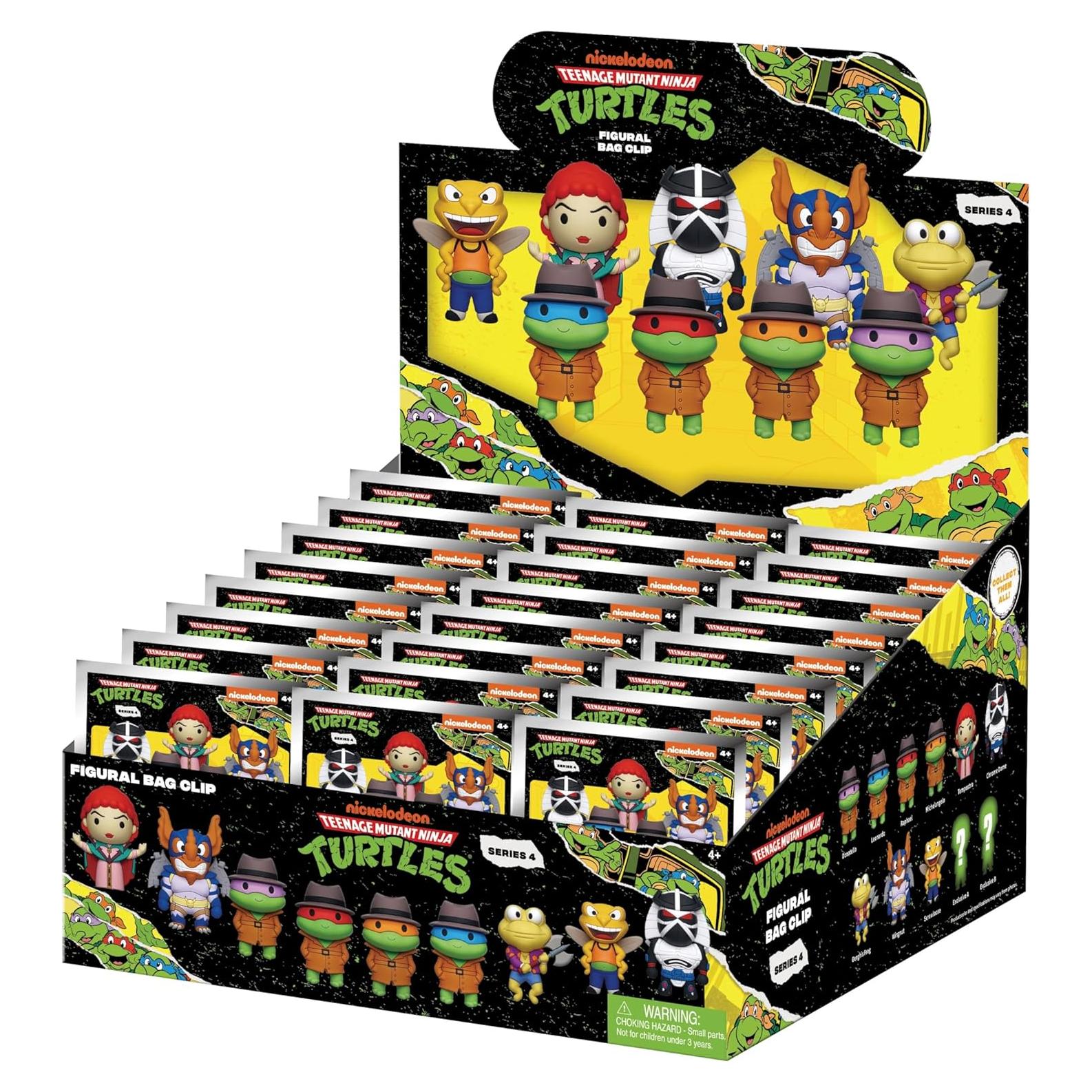 Clip de Bolsa 3D TMNT Serie 4 - 11 Personajes Clásicos
