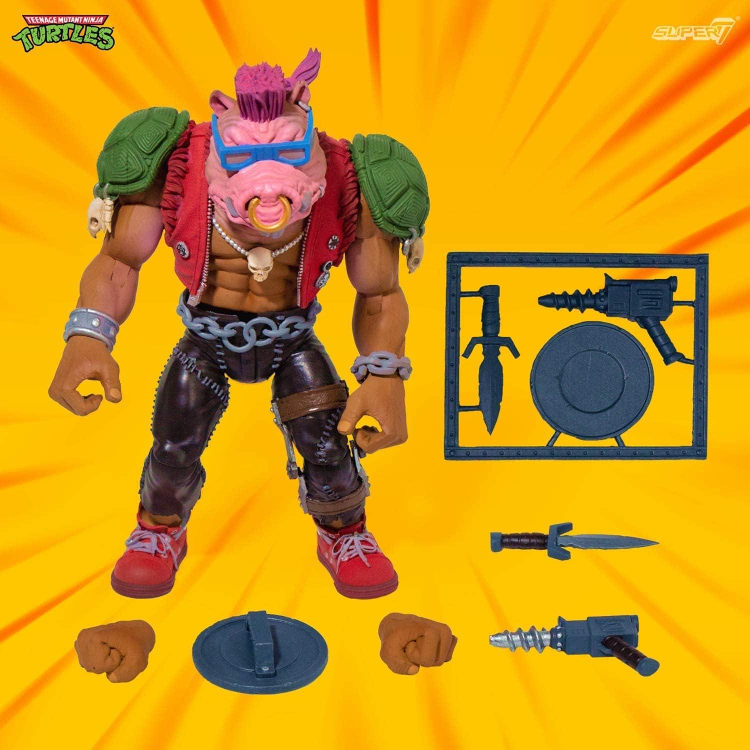 Figura de Acción Bebop Tortugas Ninja Super7 17.78 cm