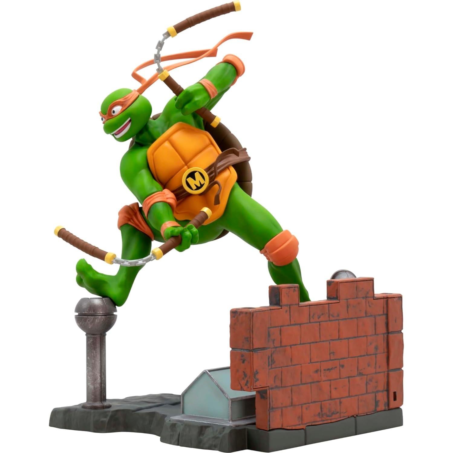 Figura Coleccionable Tortugas Ninja Michelangelo 19.56 cm PVC