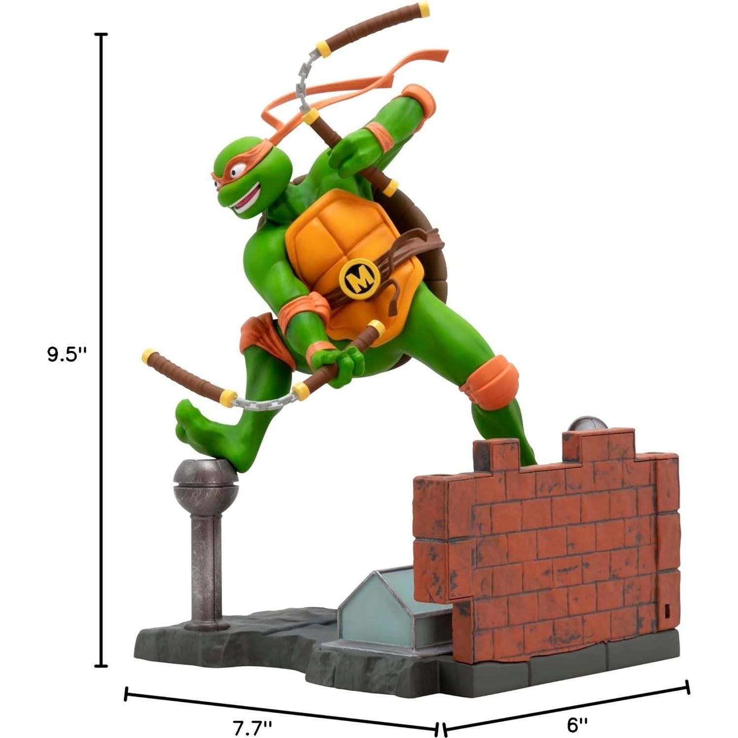 Figura Coleccionable Tortugas Ninja Michelangelo 19.56 cm PVC
