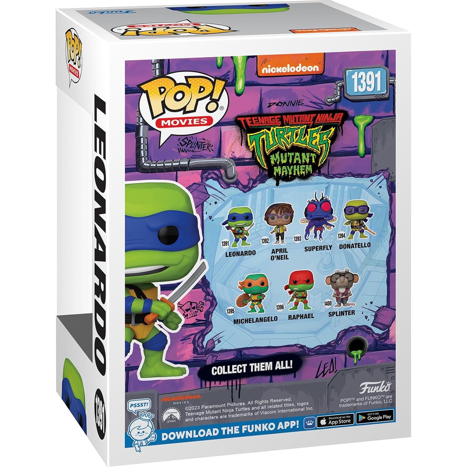 Figura Funko POP! Leonardo Tortugas Ninja 9.5 cm Vinilo