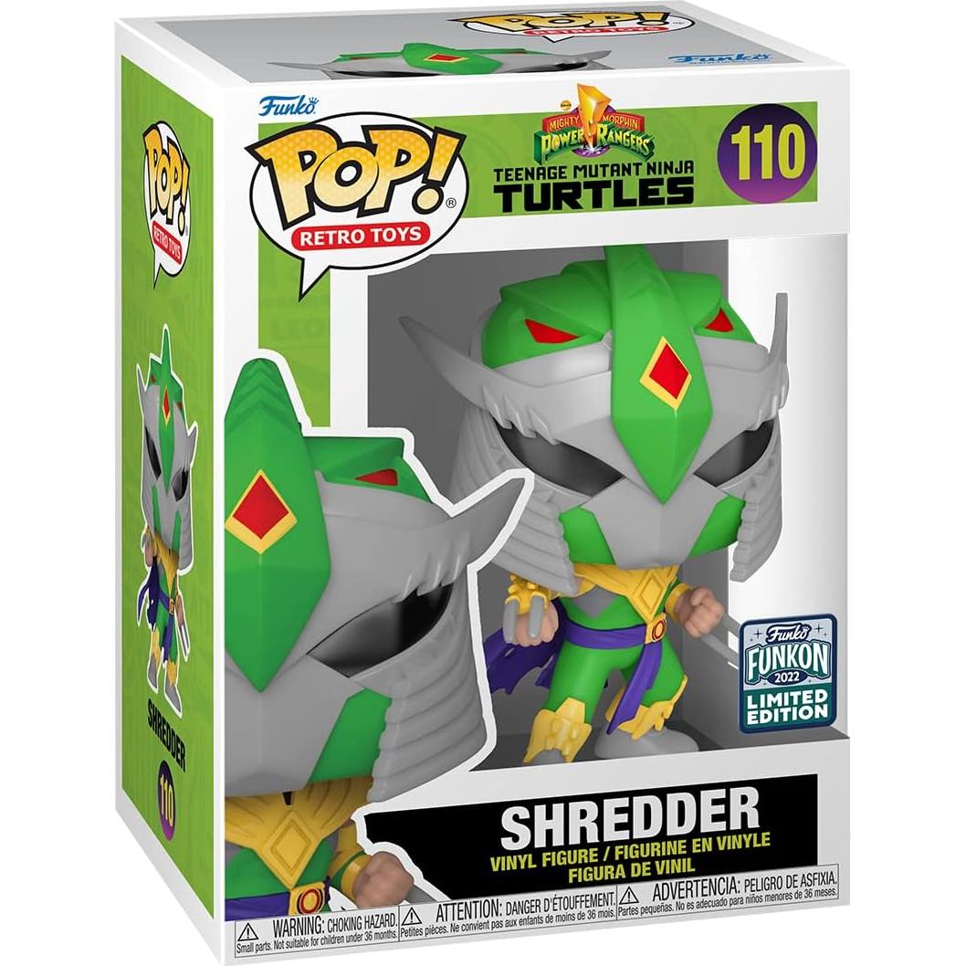 Figura de Vinilo Pop! Tortugas Ninja Shredder Ranger Verde