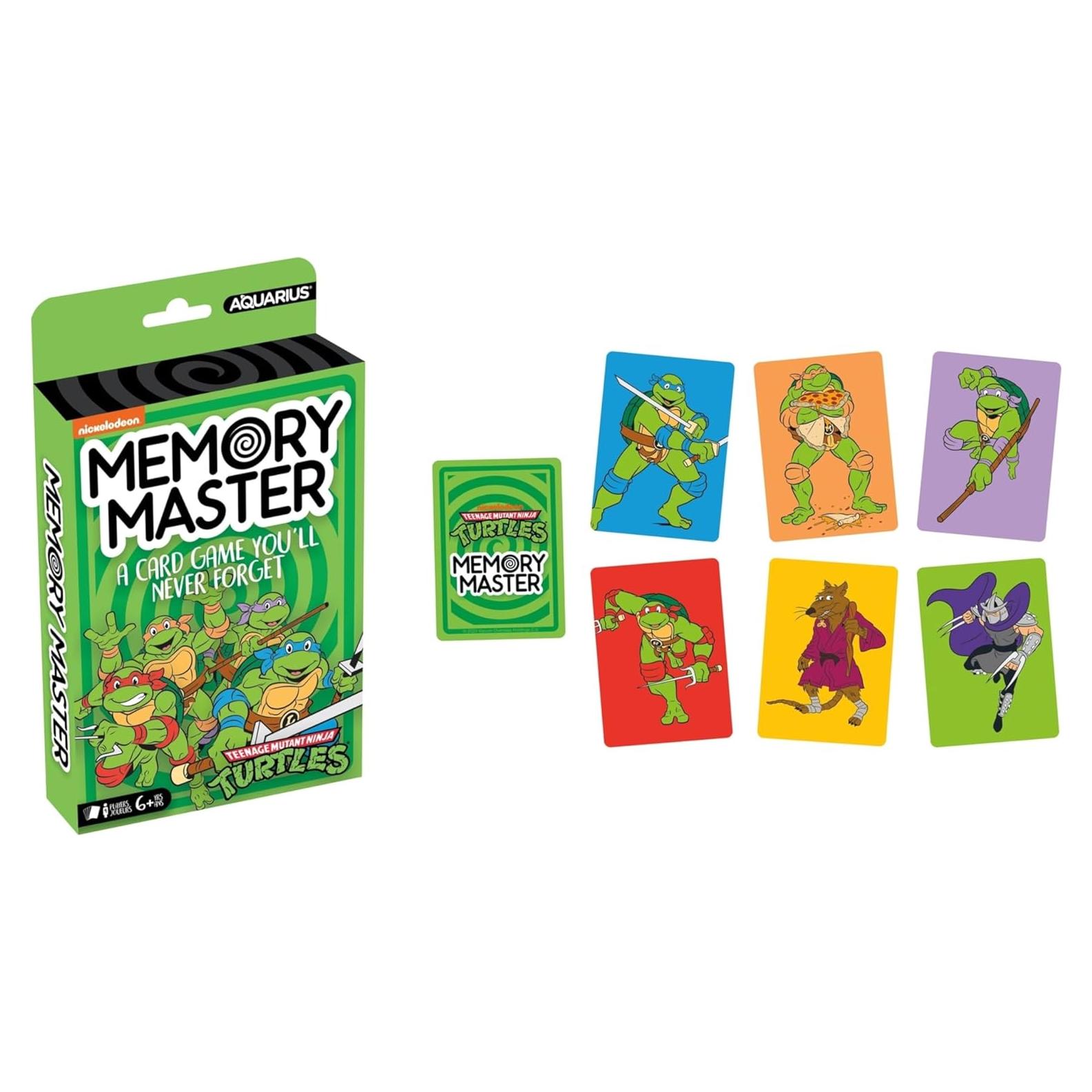 Juego de Cartas Memory Master TMNT AQUARIUS - 4 Jugadores