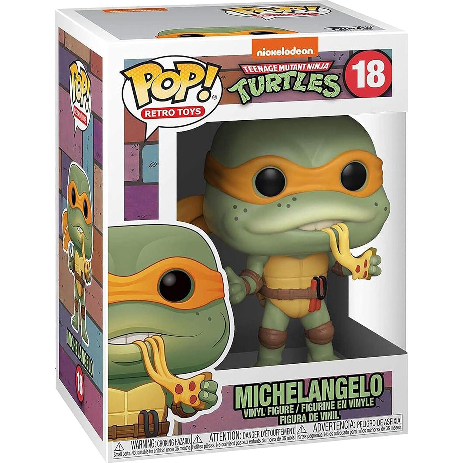 Funko Pop Tortugas Ninja Adolescentes Michelangelo 9.5 cm