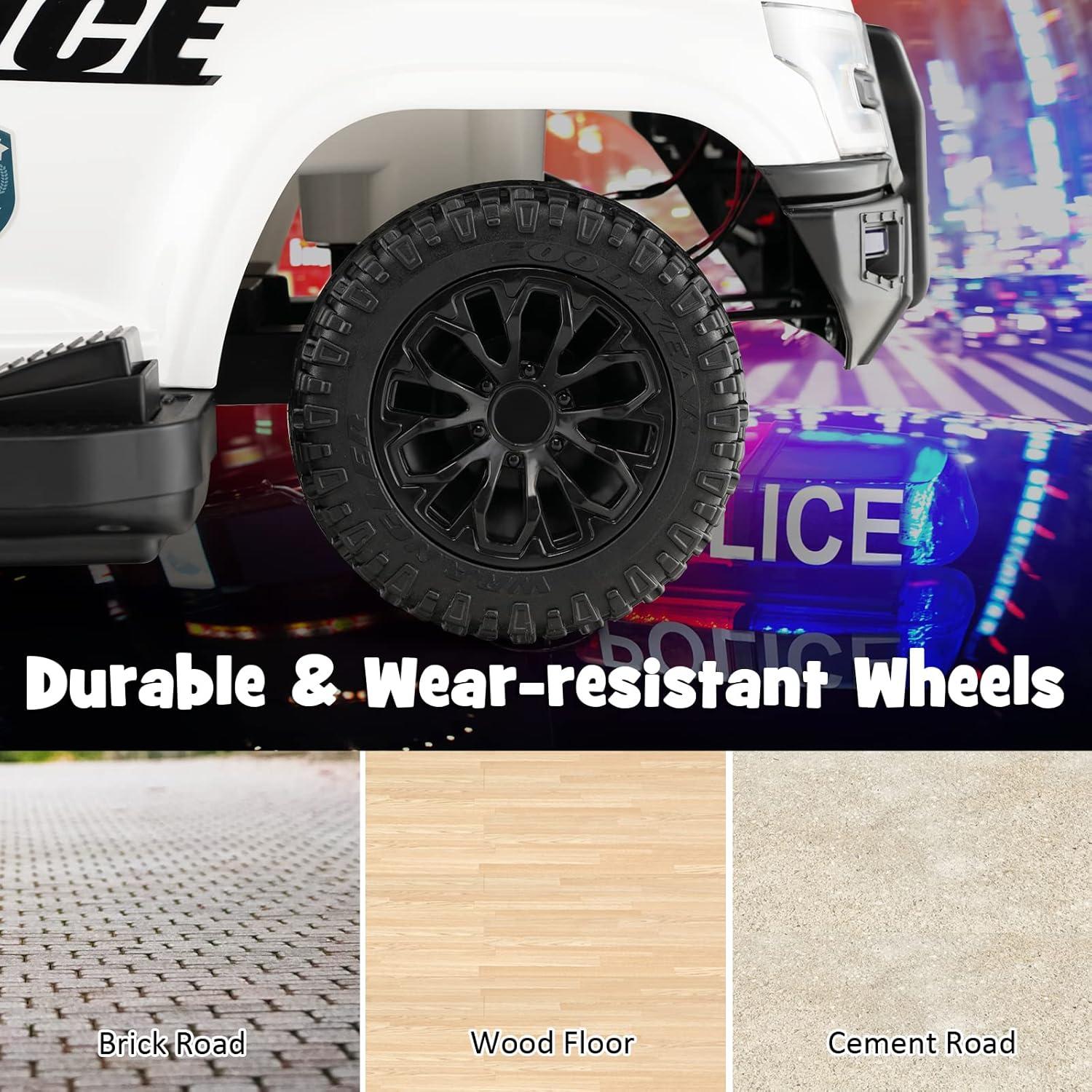 Coche de Empuje HONEY JOY Policía con Música y Luces