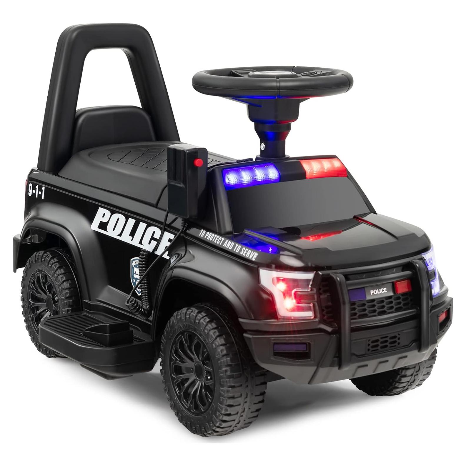 Coche de Empuje HONEY JOY Policía con Música y Luces