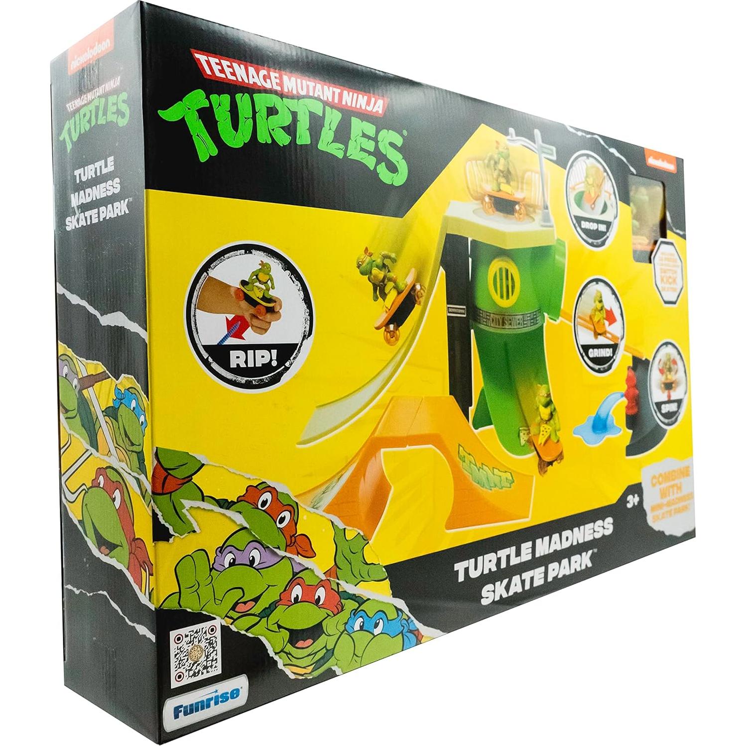 Parque de Patinaje Tortugas Ninja TMNT Michelangelo 18 Piezas