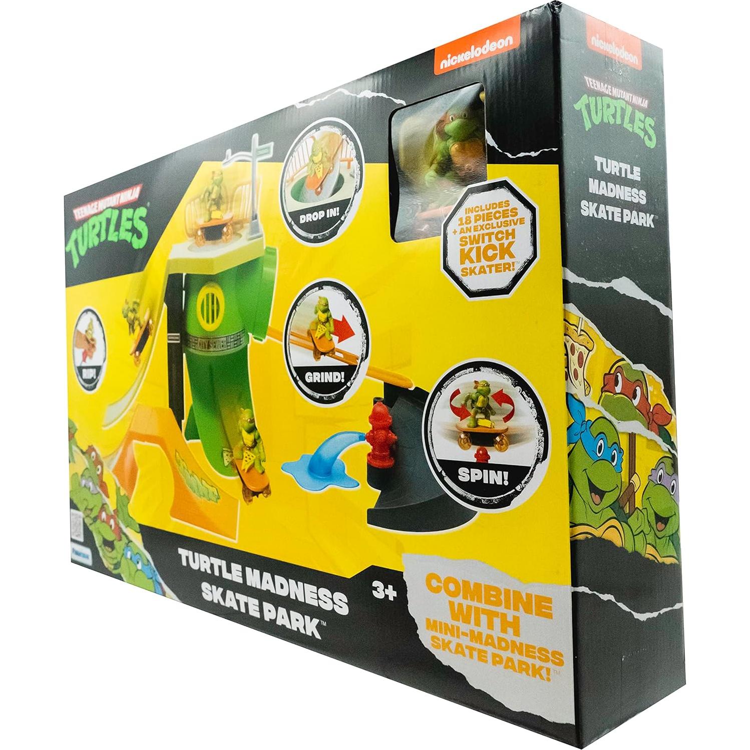 Parque de Patinaje Tortugas Ninja TMNT Michelangelo 18 Piezas