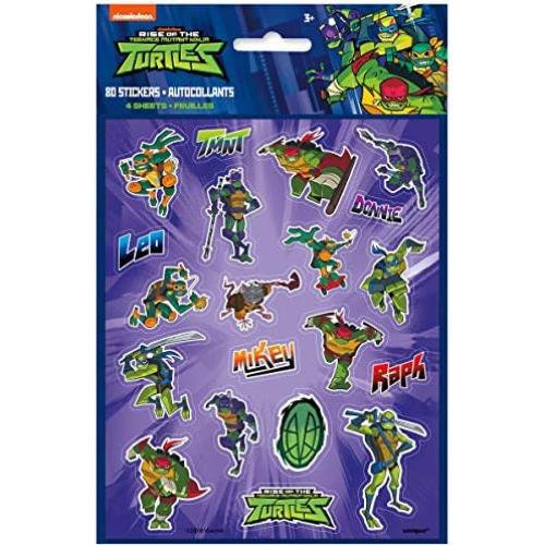Paquete Fiesta Cumpleaños Tortugas Ninja TMNT 8 Bolsas 8 Máscaras