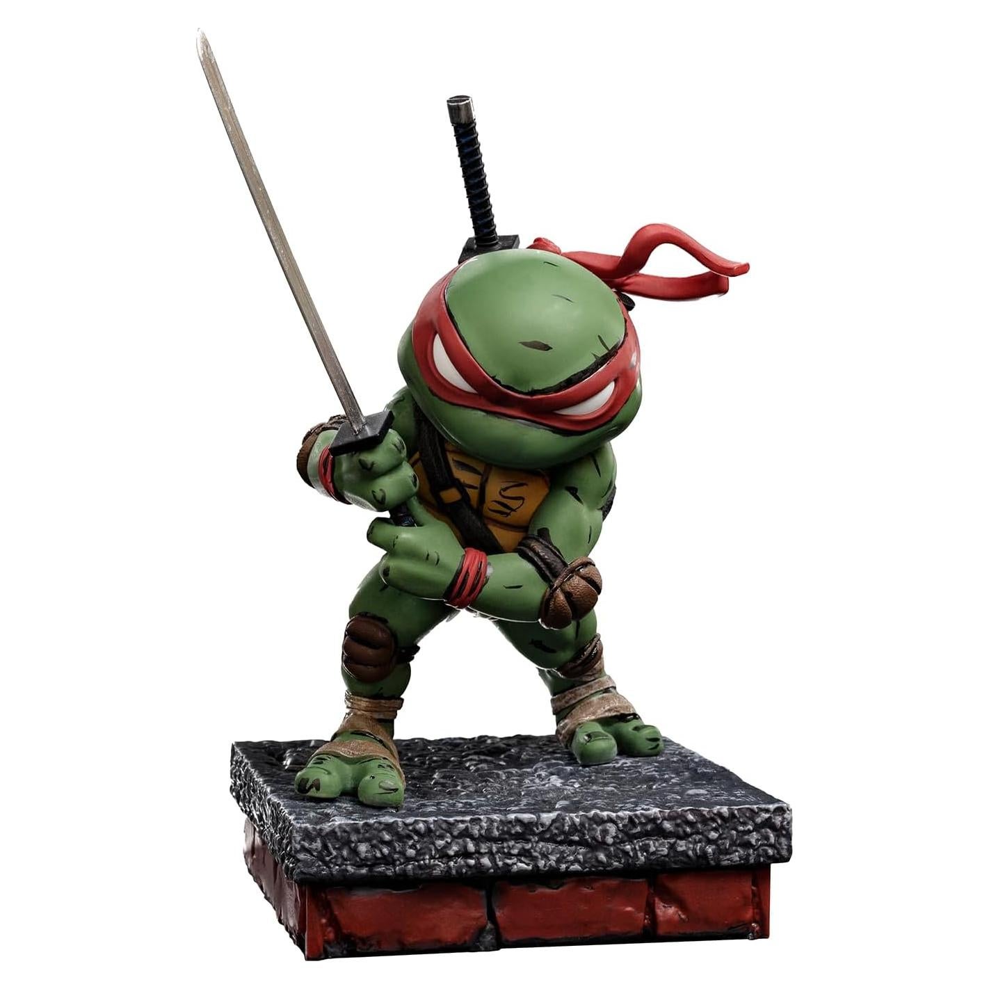 Figura Tortugas Ninja Leonardo MiniCo Iron Studios 18 cm