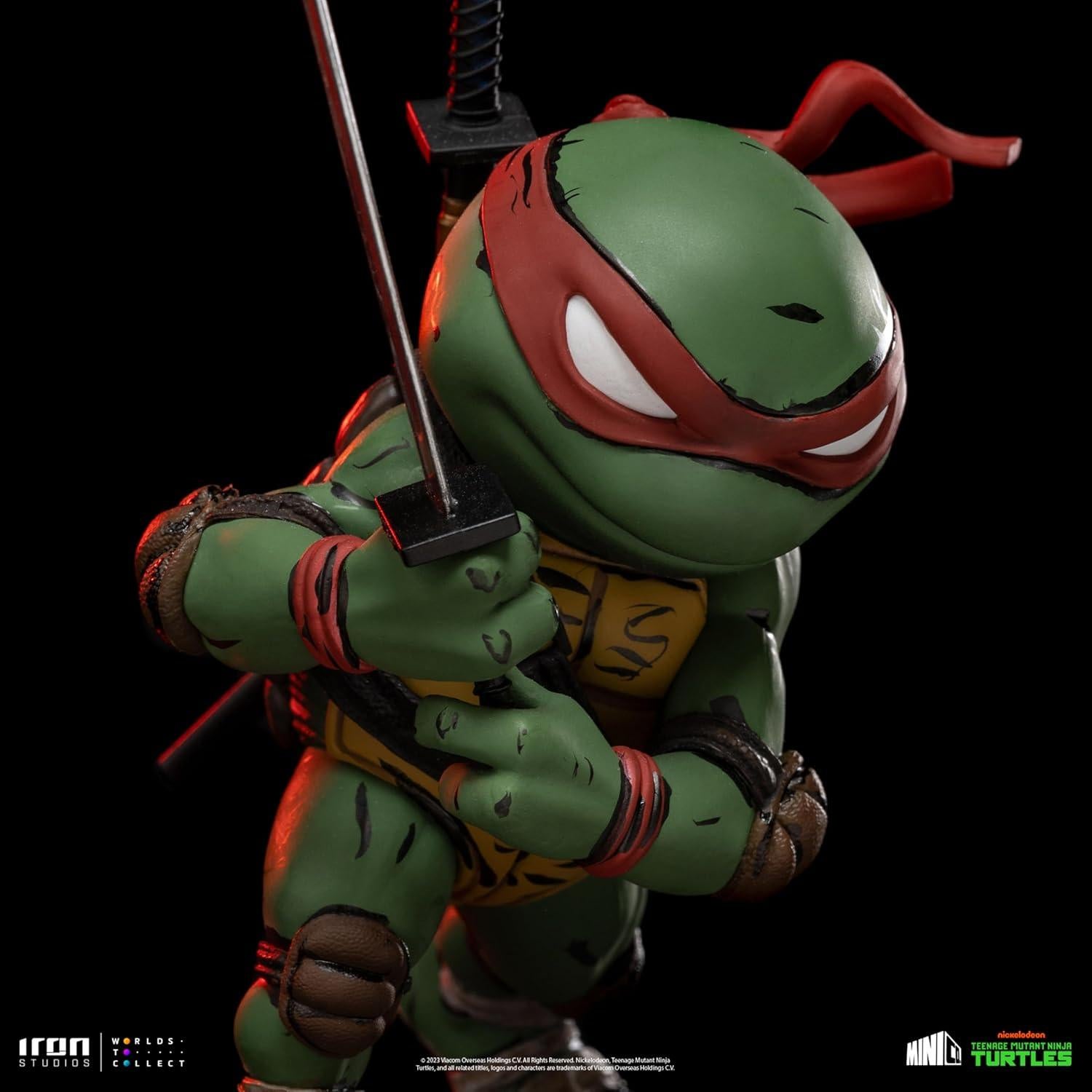 Figura Tortugas Ninja Leonardo MiniCo Iron Studios 18 cm