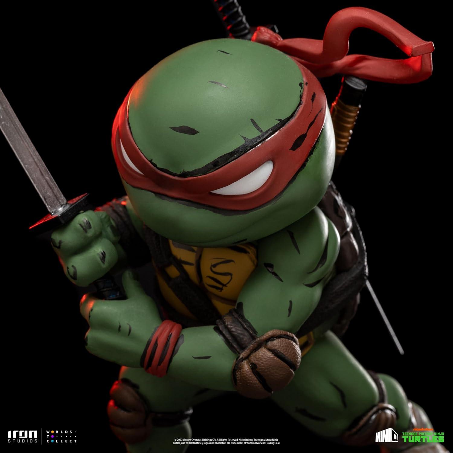Figura Tortugas Ninja Leonardo MiniCo Iron Studios 18 cm