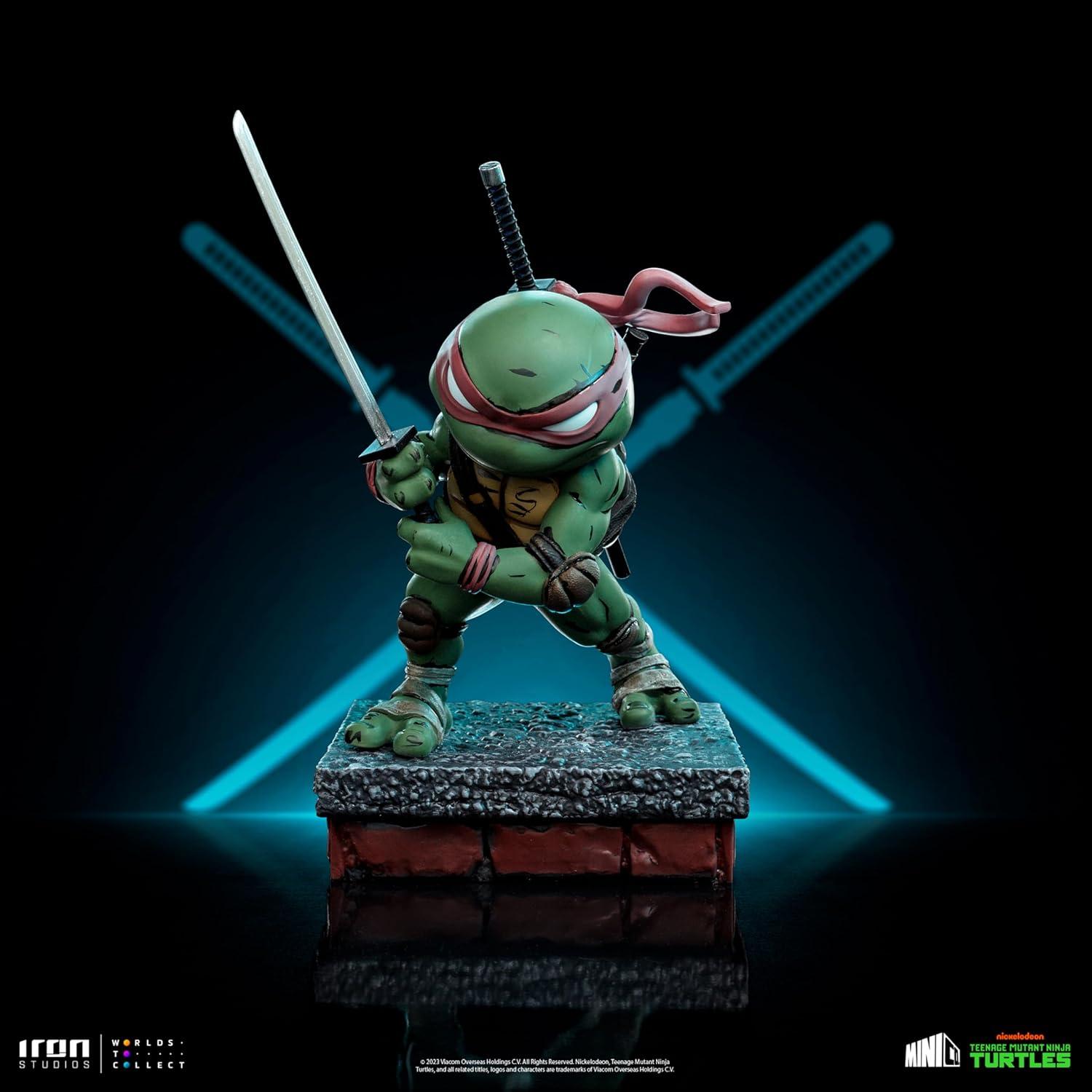 Figura Tortugas Ninja Leonardo MiniCo Iron Studios 18 cm