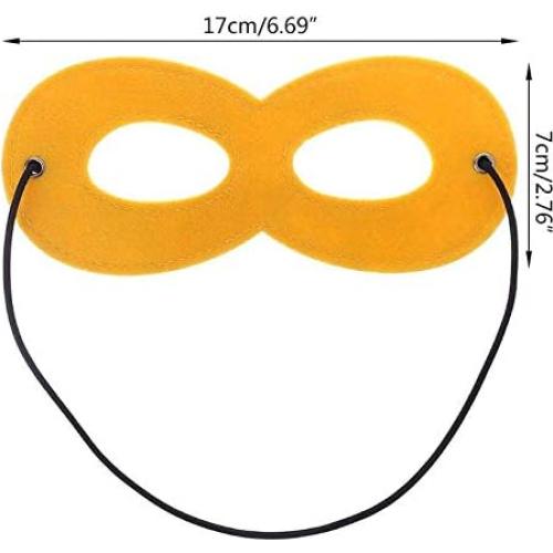 Máscaras de Superhéroe 25 Pcs Fieltro Ajustables para Niños y Adultos