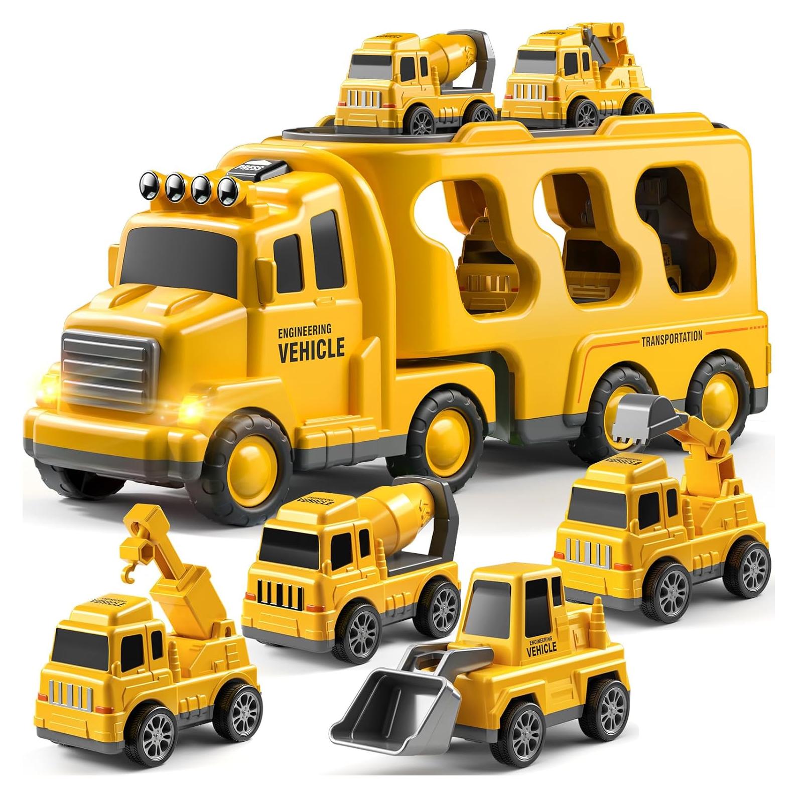 Camión de Construcción 5 en 1 Suxing Toy para Niños 2-4 Años