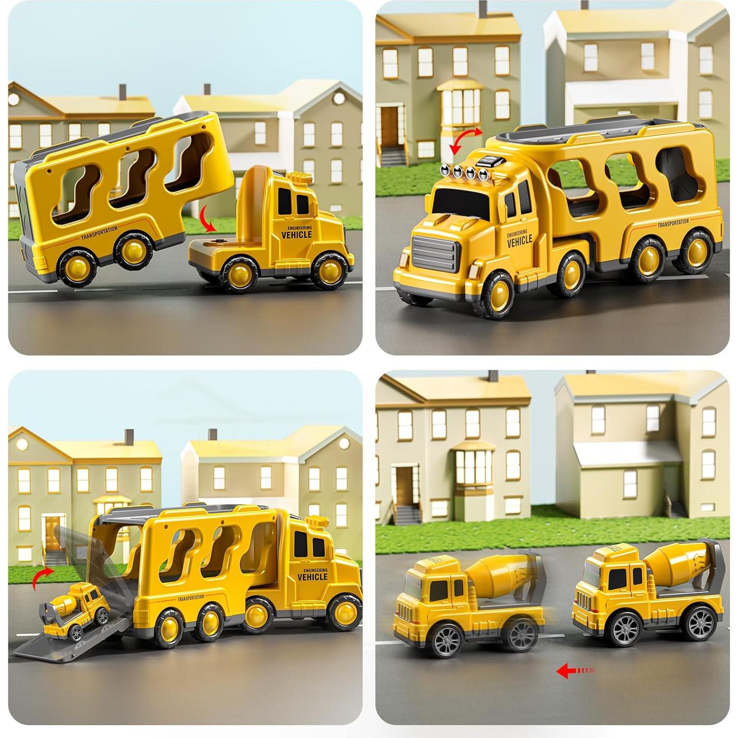 Camión de Construcción 5 en 1 Suxing Toy para Niños 2-4 Años