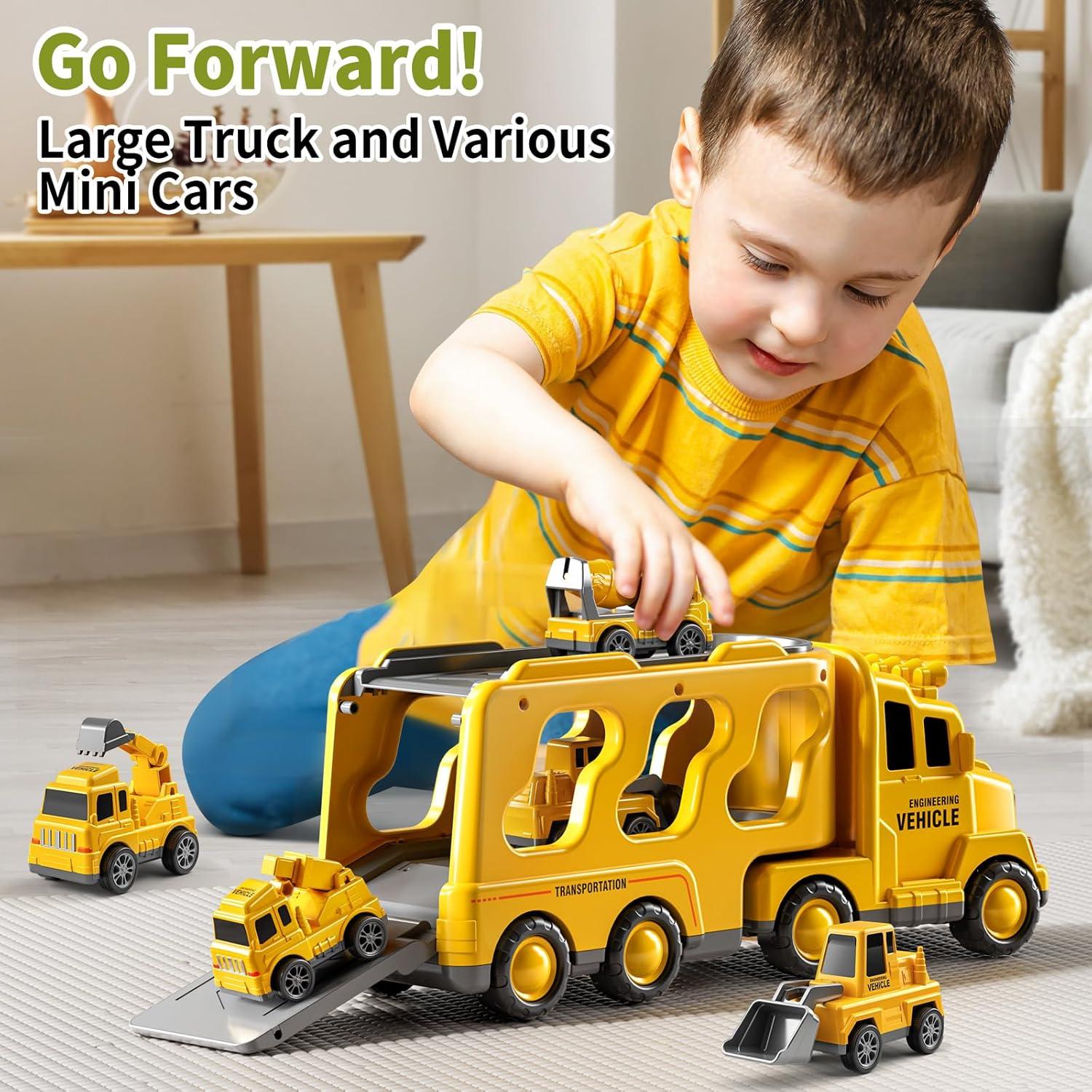 Camión de Construcción 5 en 1 Suxing Toy para Niños 2-4 Años