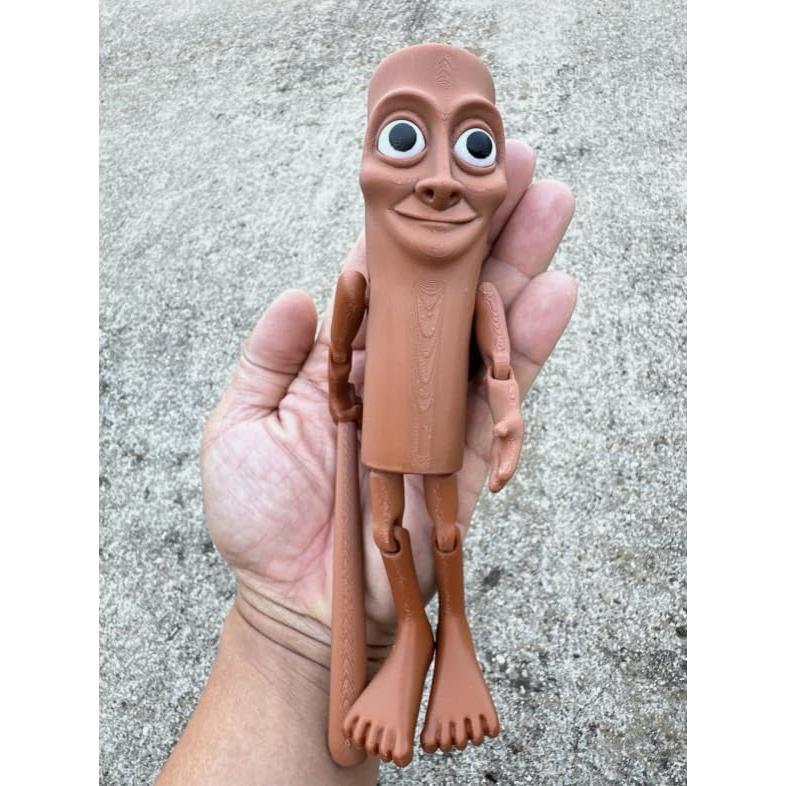 Figura Articulada Brainrot Tung Tung + Tralalero 20.32 cm