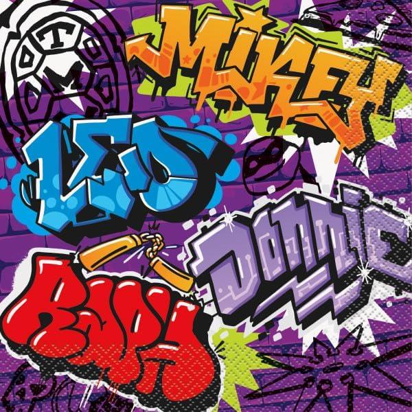 Suministros Fiesta Cumpleaños TMNT Tortugas Ninja 32 Servilletas