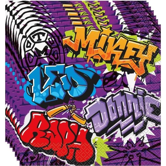 Suministros Fiesta Cumpleaños TMNT Tortugas Ninja 32 Servilletas