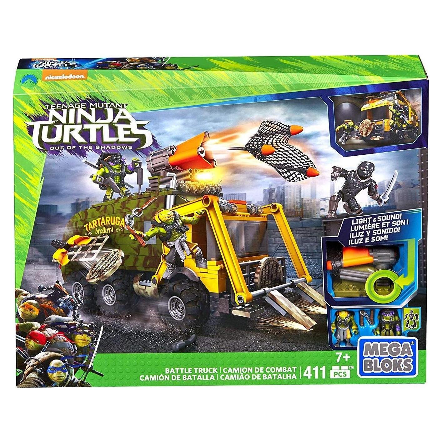 Mega Bloks Camión de Batalla Tortugas Ninja DPF82
