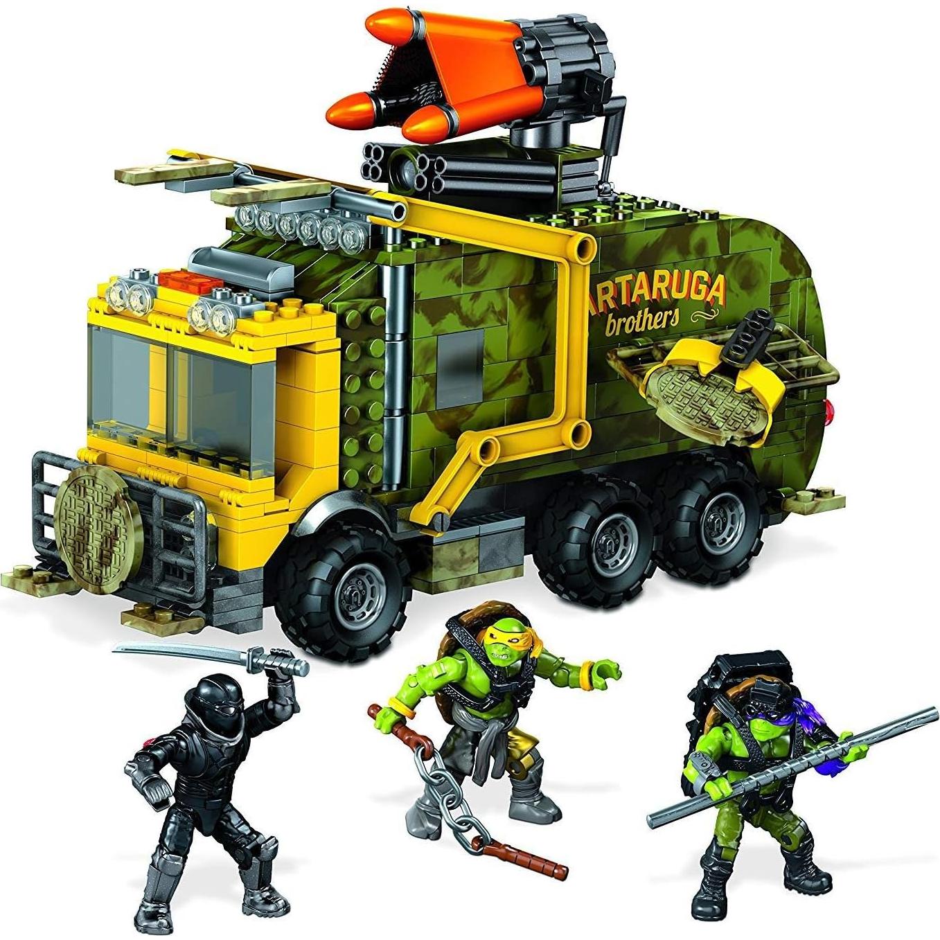 Mega Bloks Camión de Batalla Tortugas Ninja DPF82