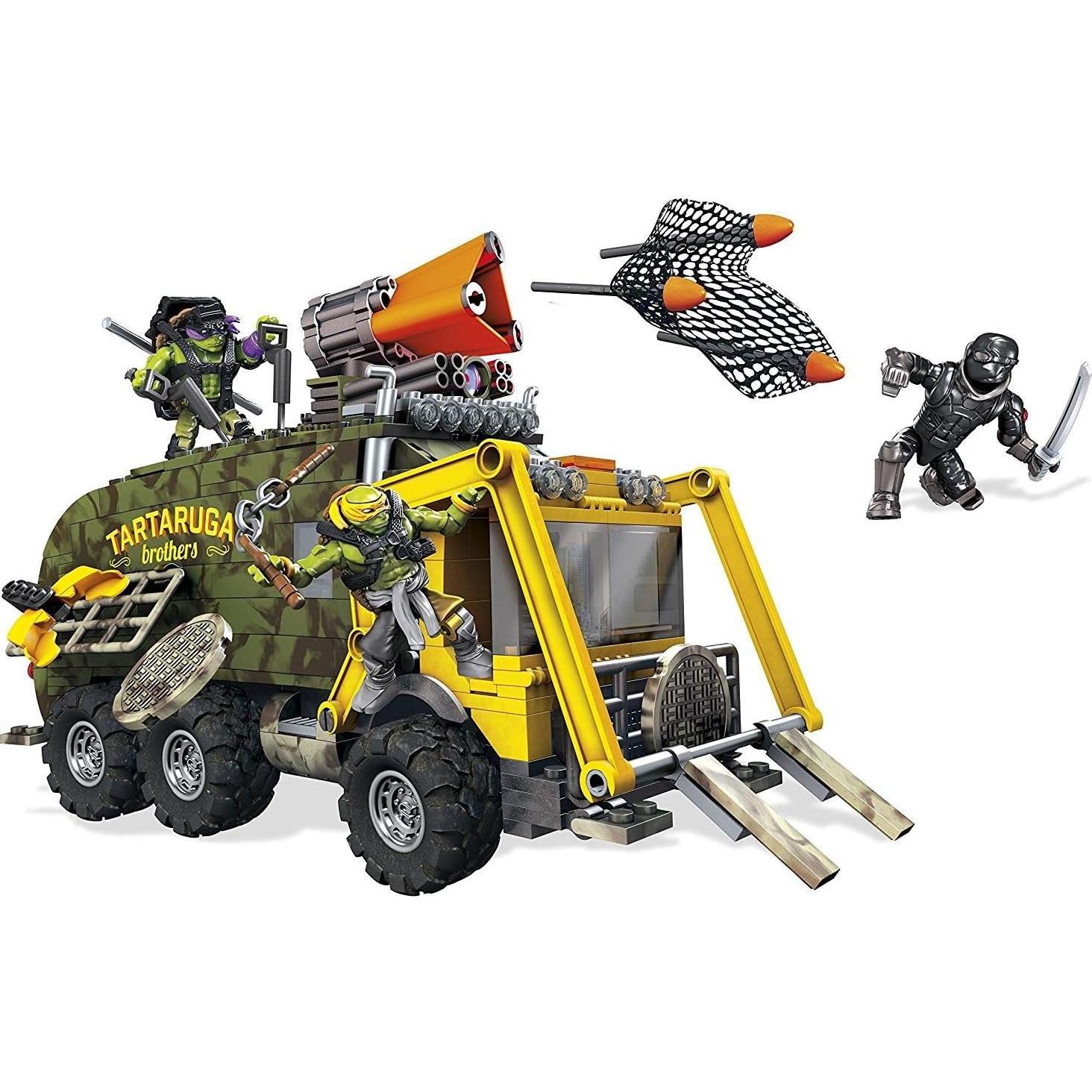 Mega Bloks Camión de Batalla Tortugas Ninja DPF82