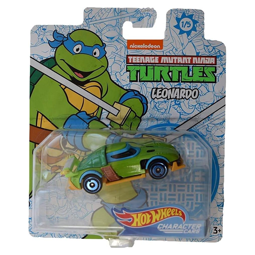 Auto Diecast Hot Wheels Tortugas Ninja Leonardo 7 cm