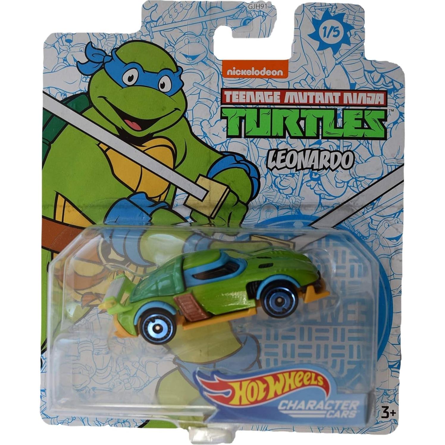 Auto Diecast Hot Wheels Tortugas Ninja Leonardo 7 cm