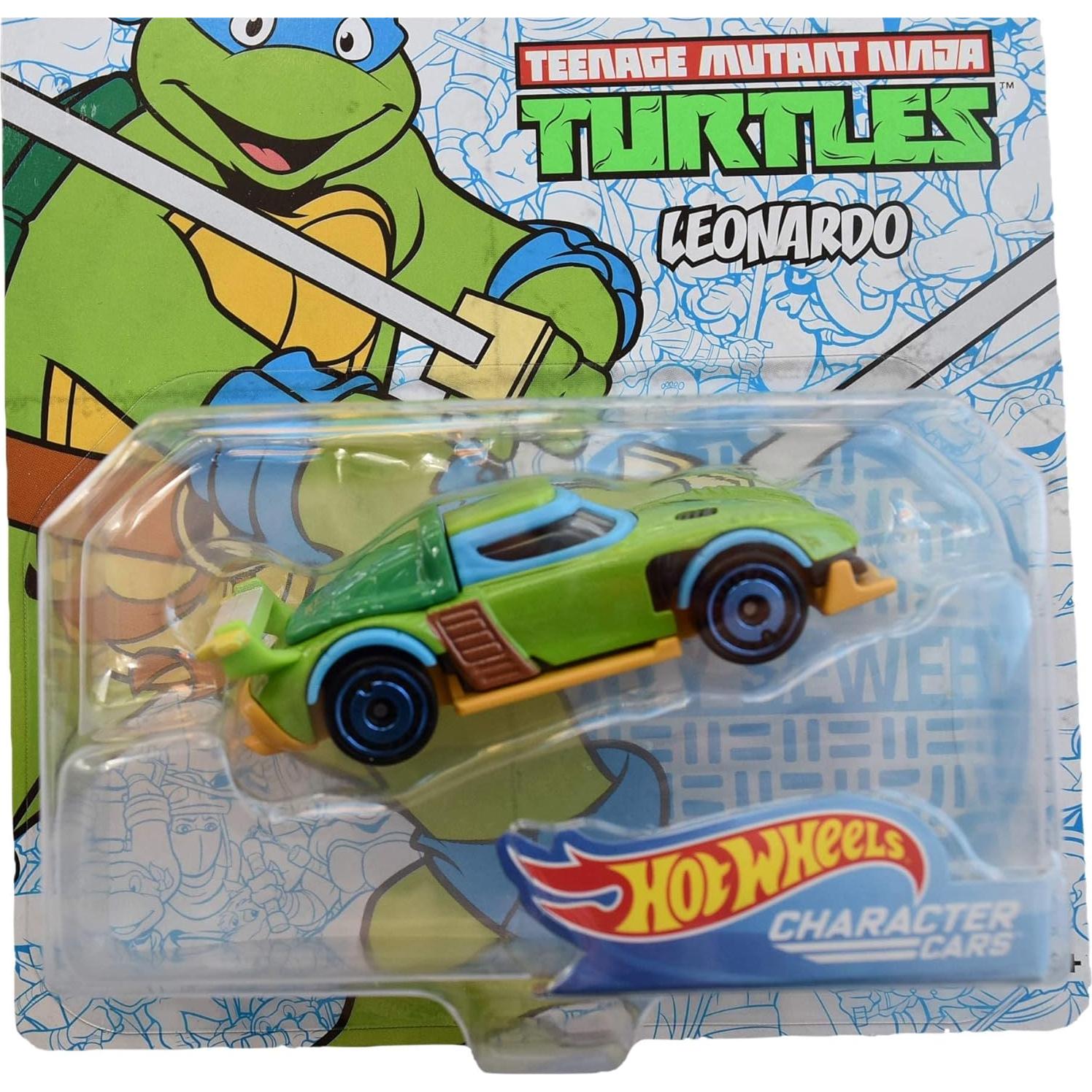 Auto Diecast Hot Wheels Tortugas Ninja Leonardo 7 cm