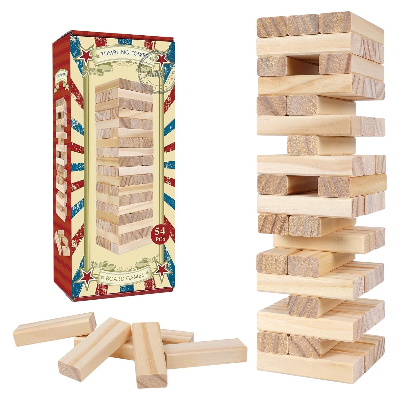 Juego de Apilamiento GOTHINK 54 Piezas de Madera