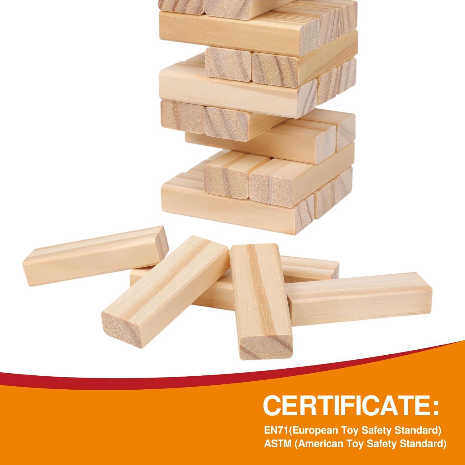 Juego de Apilamiento GOTHINK 54 Piezas de Madera