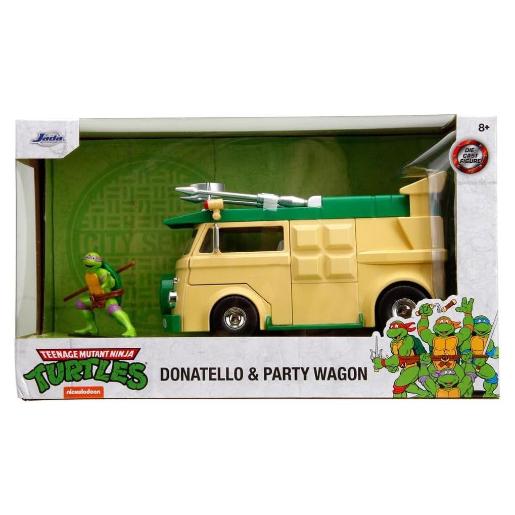 Carro de Fiesta TMNT Jada con Donatello 1:24 para Colección