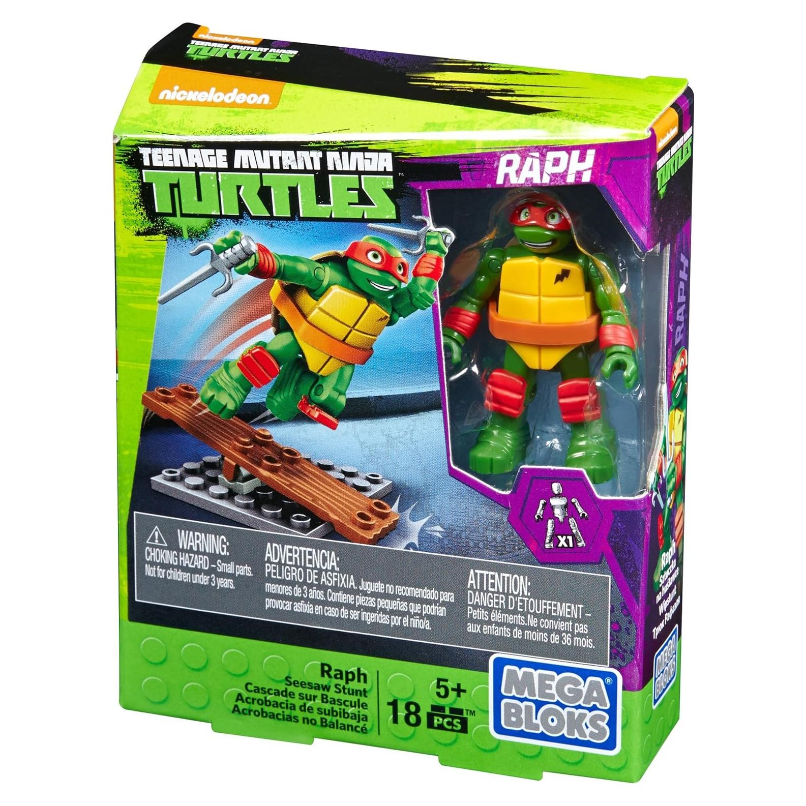 Set de Construcción Mega Bloks Tortugas Ninja Raph Acrobático
