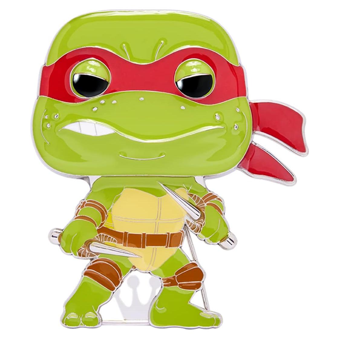Pin Pop! Tortugas Ninja Raphael Brilla en la Oscuridad 10.16cm