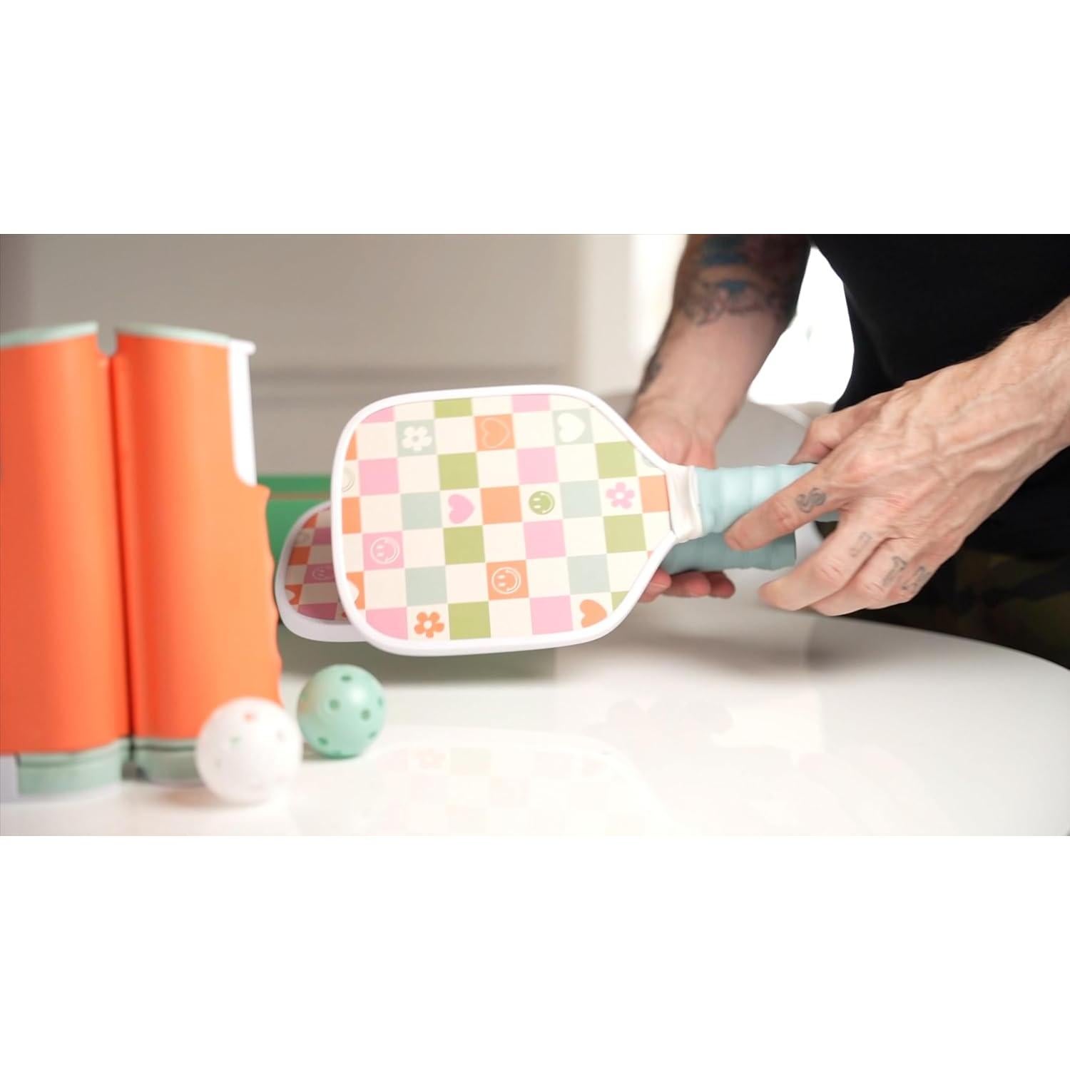 Juego de Pickleball de Mesa NPW | Set Completo para 2 Jugadores