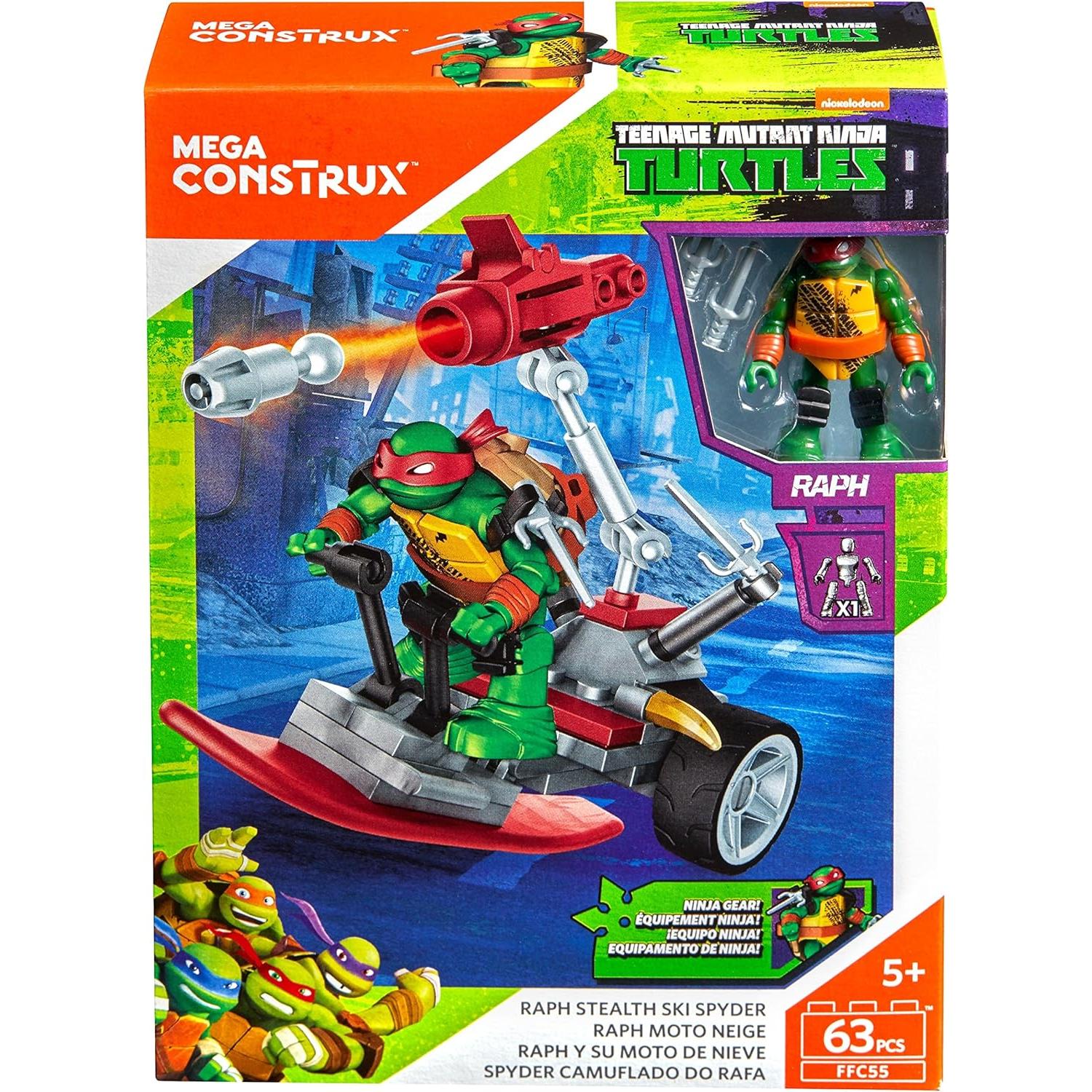 Mega Construx Tortugas Ninja Trike Sigiloso Mikey 4.4x15.2cm