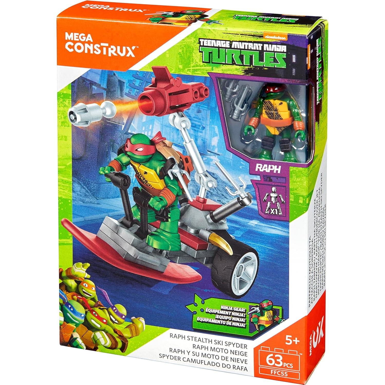 Mega Construx Tortugas Ninja Trike Sigiloso Mikey 4.4x15.2cm