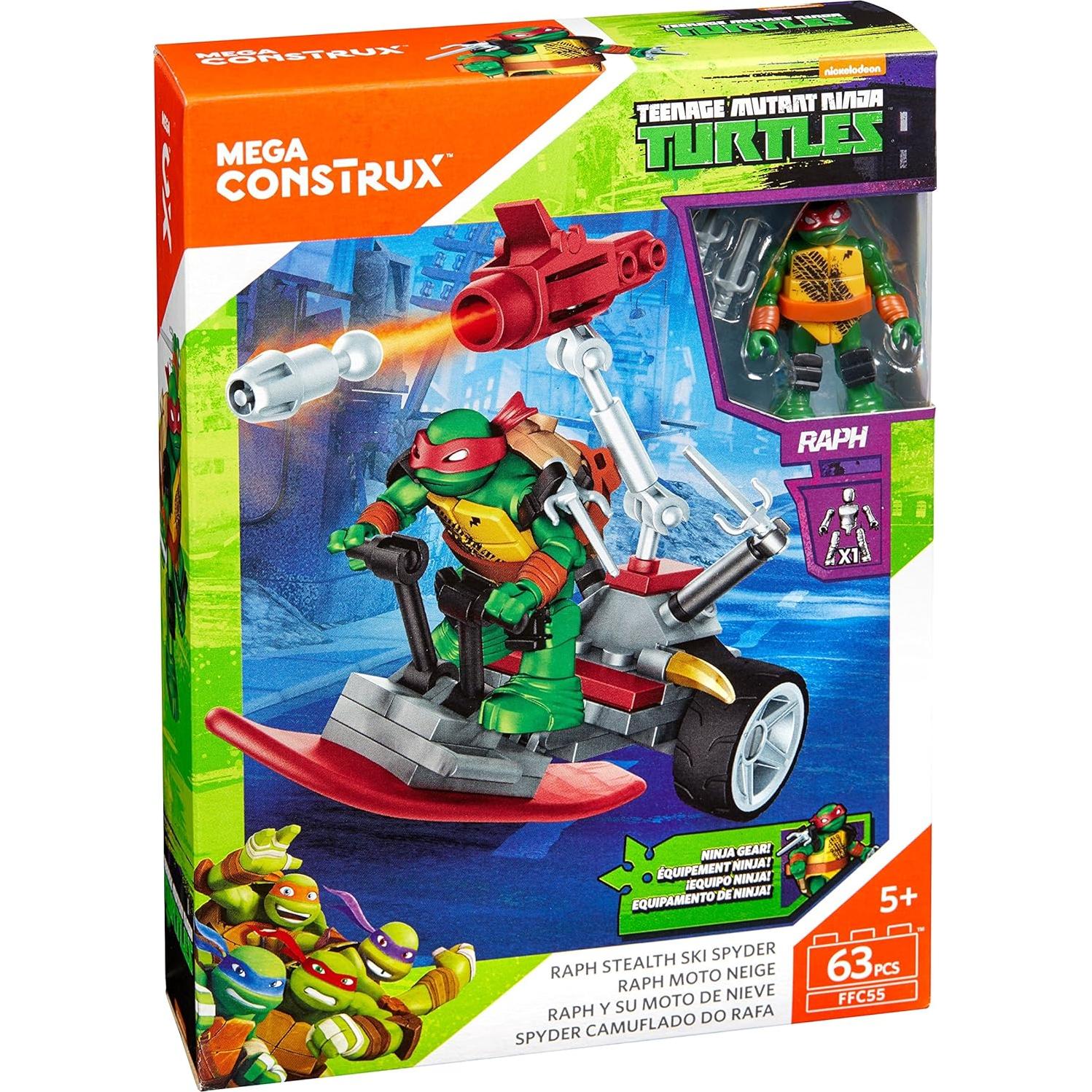 Mega Construx Tortugas Ninja Trike Sigiloso Mikey 4.4x15.2cm