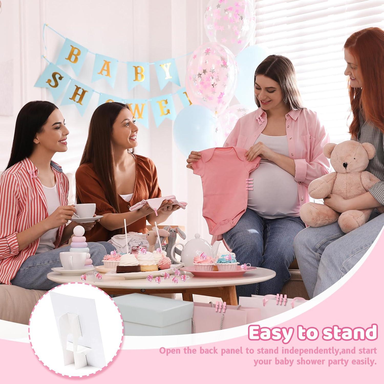 Juego de Pinzas Baby Shower ZJJZGYXINTAI No Digas Bebé