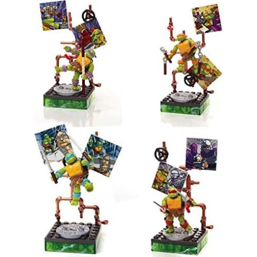 Figura de Acción Michelangelo Mega Bloks TMNT 1987 Detallada