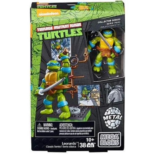 Figura de Acción Michelangelo Mega Bloks TMNT 1987 Detallada