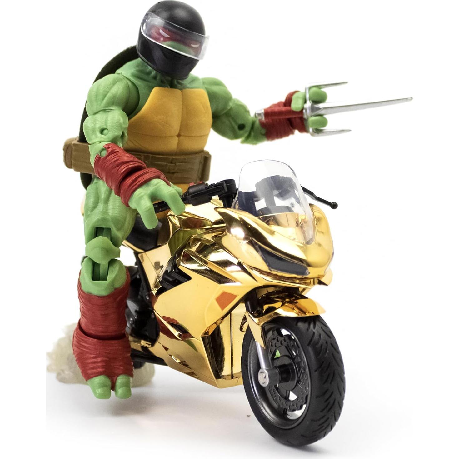 Figura de Acción Rafael TMNT La Leal Sujeto 12.7 cm Motocicleta