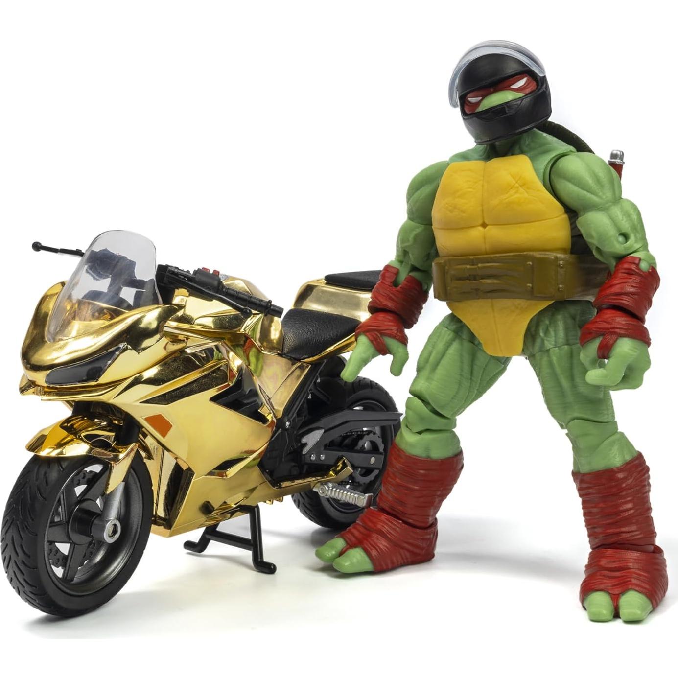 Figura de Acción Rafael TMNT La Leal Sujeto 12.7 cm Motocicleta