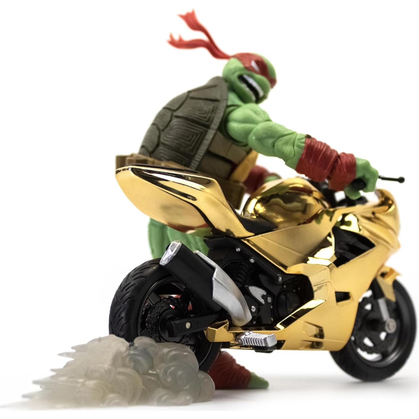 Figura de Acción Rafael TMNT La Leal Sujeto 12.7 cm Motocicleta