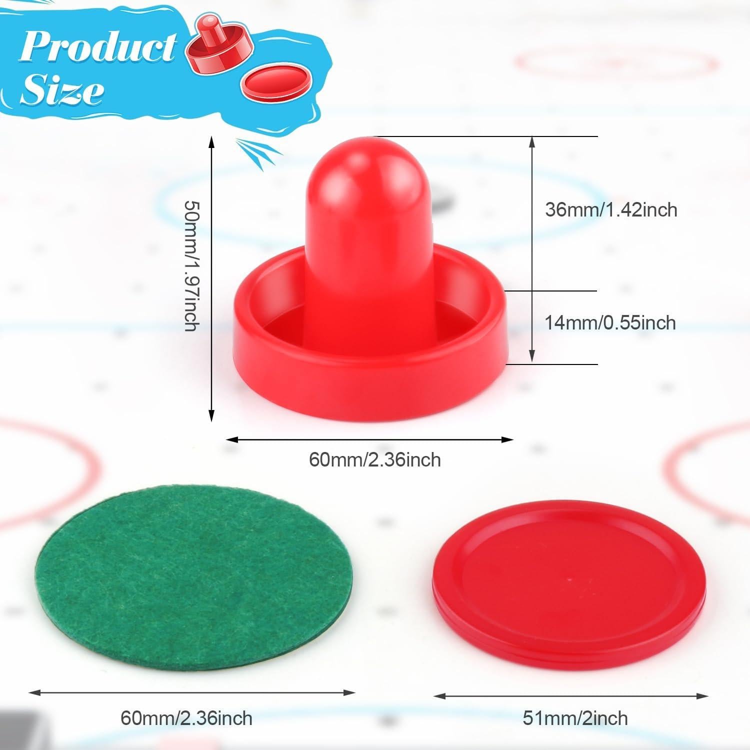 3 Sets Hockey de Aire Cositina 6 Palas 12 Discos 60mm