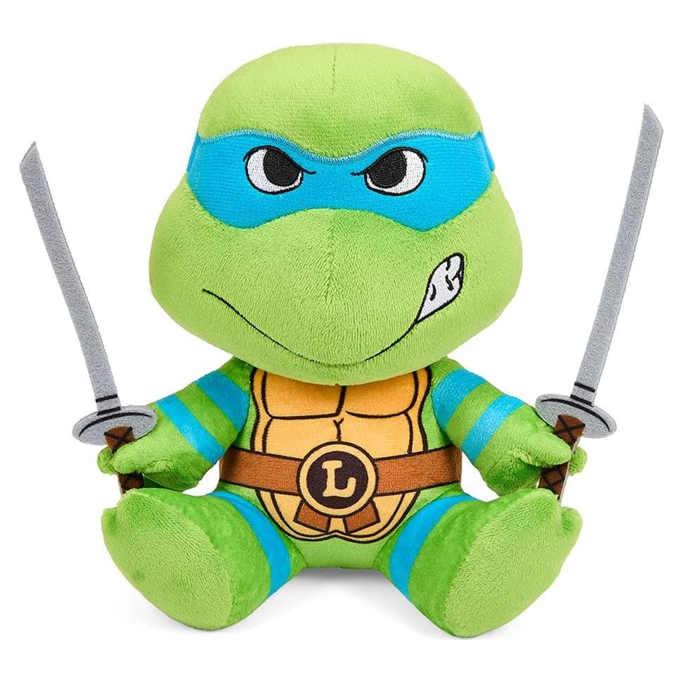 Peluche Tortugas Ninja Leonardo Kidrobot 20 cm Suave