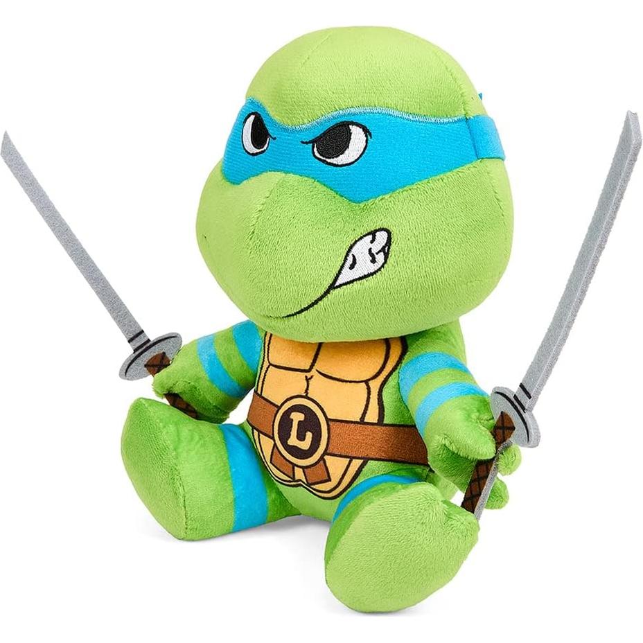 Peluche Tortugas Ninja Leonardo Kidrobot 20 cm Suave